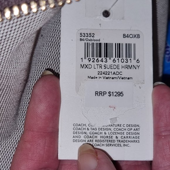 Coach leather tote bag - Picture 3 of 5